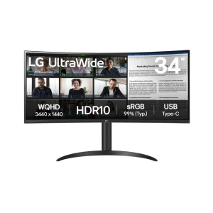 Monitor LG 34" Curvo 34WR50QK-B