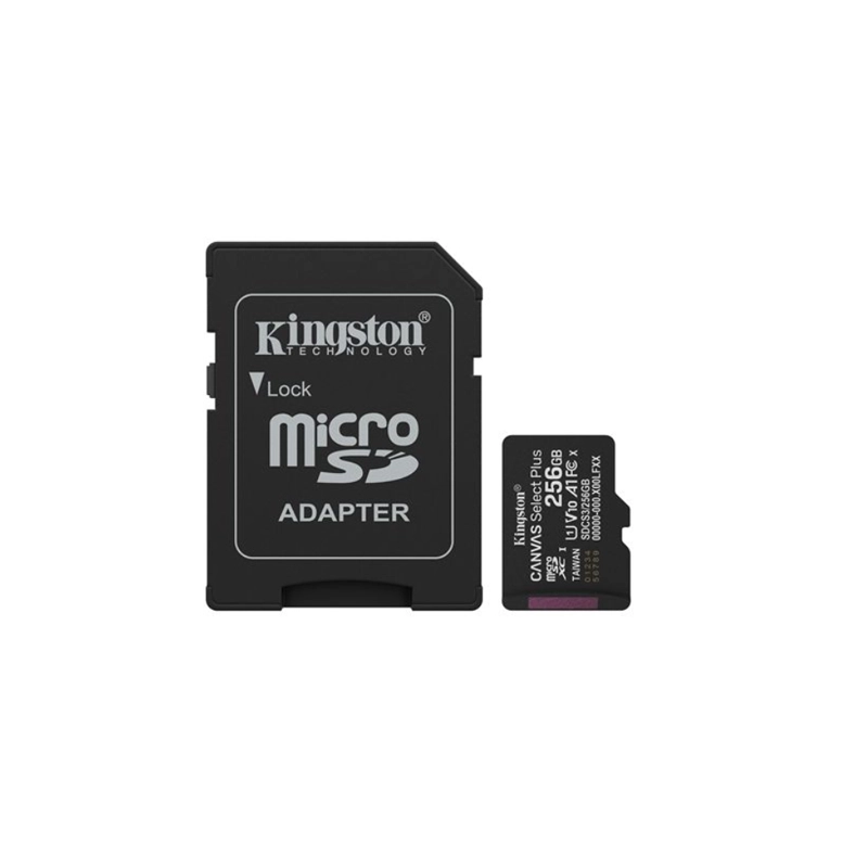 Cartão de memória Kingston Micro Secure Digital Card SDCS3/256GBER