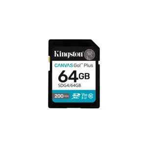 Cartão de memória Kingston Secure Digital Card SDG4/64GB