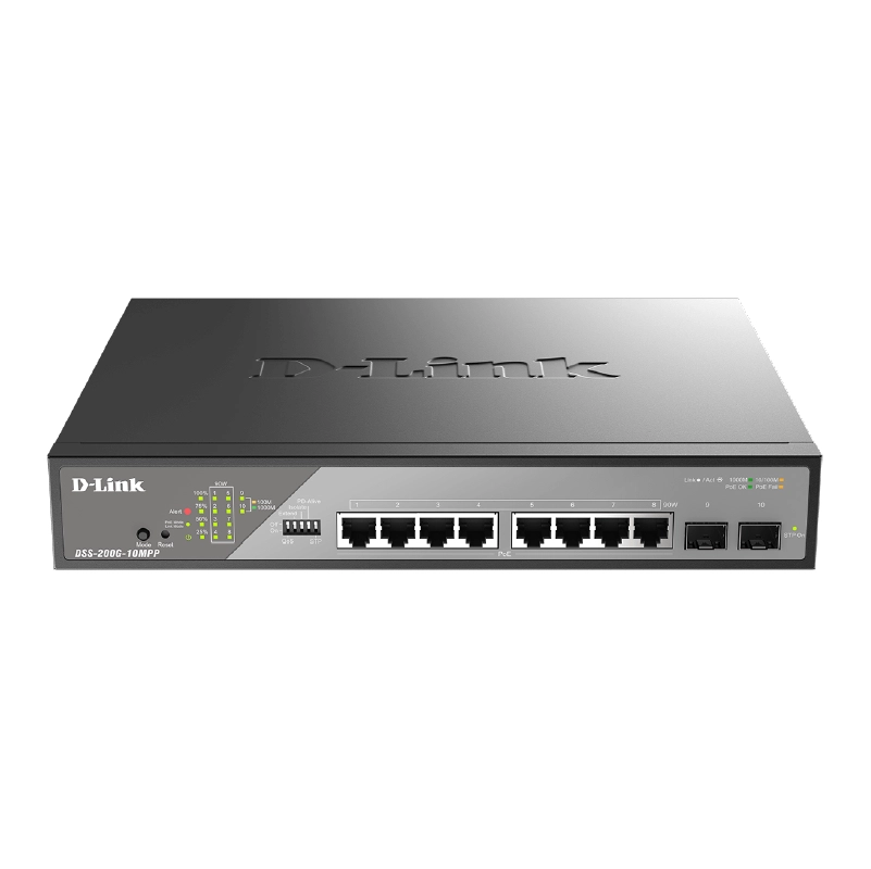 Switch D-Link Managed Switchs DSS-200G-10MPP
