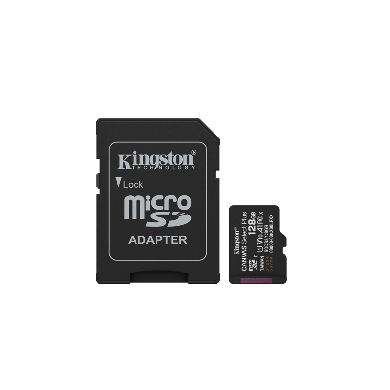 Cartão de memória Kingston Micro Secure Digital Card SDCS3/128GB